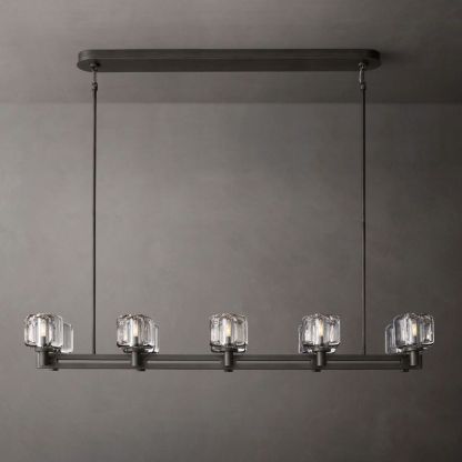 Demaret Double Linear Chandelier 54"-VaseLamps