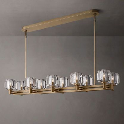 Demaret Double Linear Chandelier 54"-VaseLamps