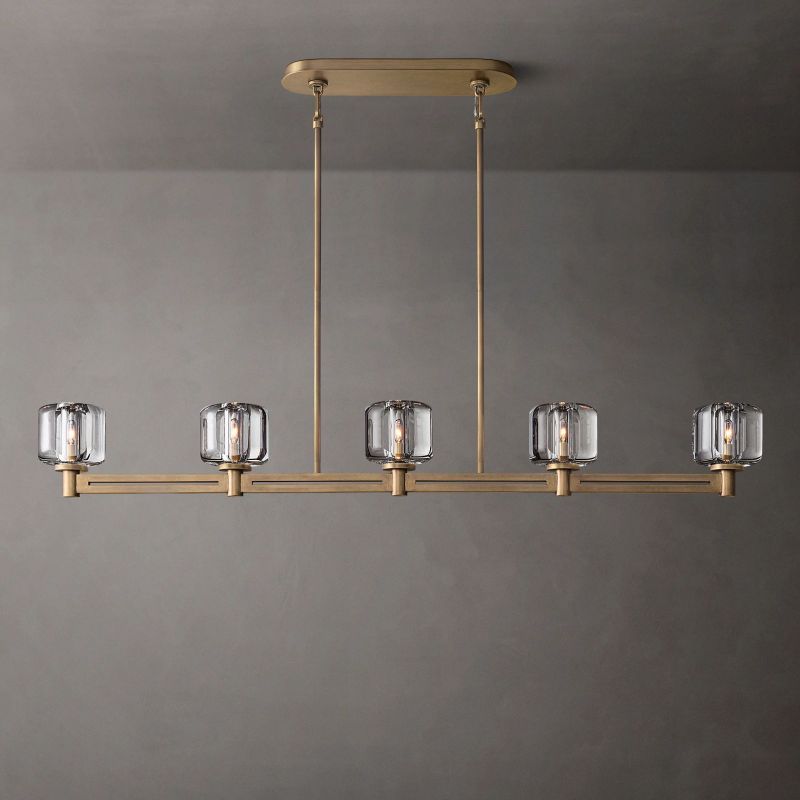 Demaret Linear Chandelier 54"-VaseLamps