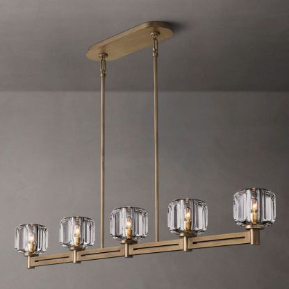Demaret Linear Chandelier 54"-VaseLamps