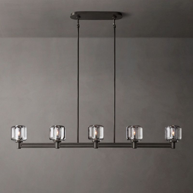 Demaret Linear Chandelier 54"-VaseLamps