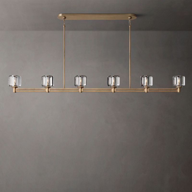Demaret Linear Chandelier 72"-VaseLamps