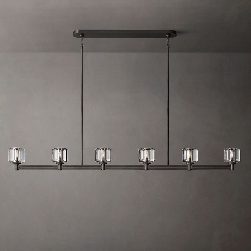 Demaret Linear Chandelier 72"-VaseLamps