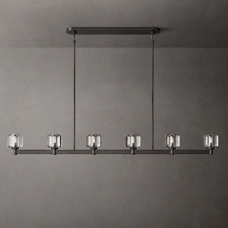 Demaret Linear Chandelier 72"-VaseLamps