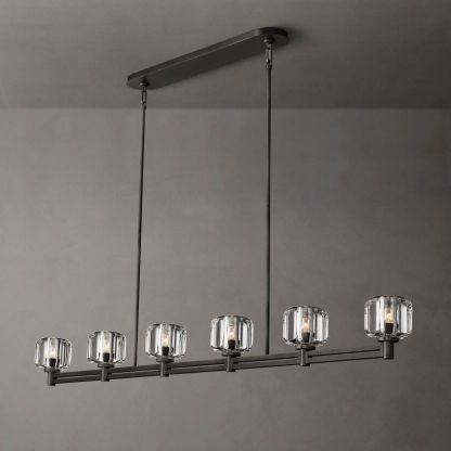Demaret Linear Chandelier 72"-VaseLamps