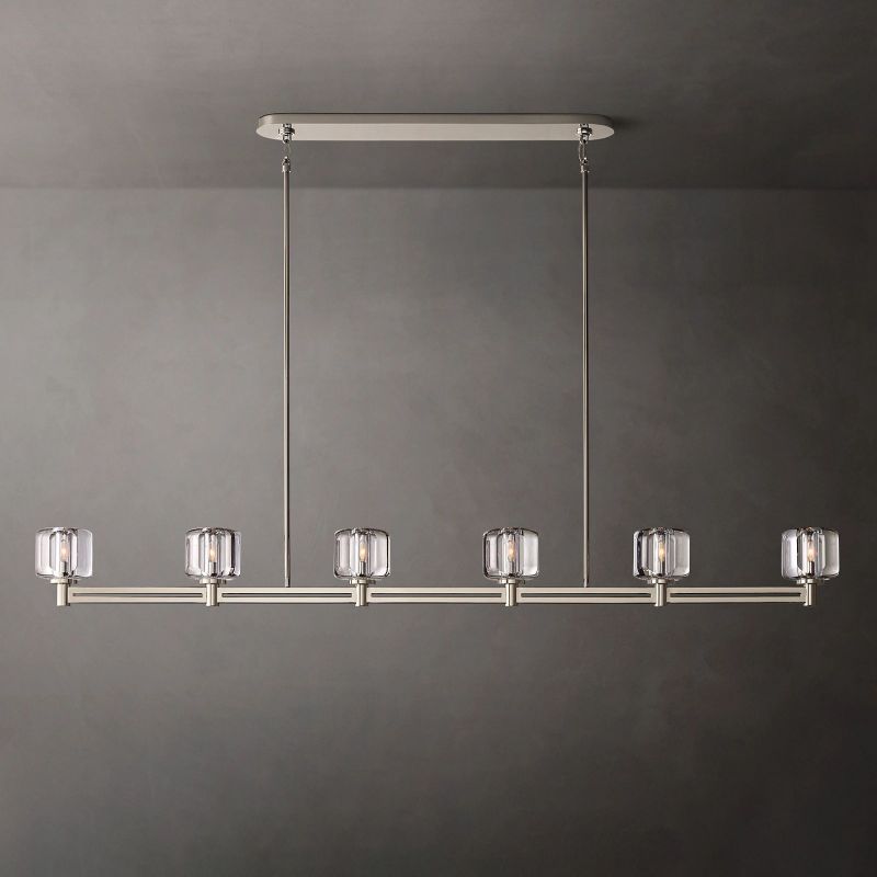 Demaret Linear Chandelier 72"-VaseLamps