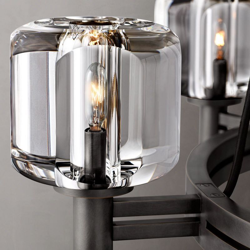 Demaret Round Chandelier 36"-VaseLamps