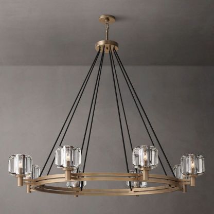 Demaret Round Chandelier 48"-VaseLamps