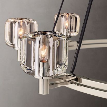 Demaret Round Chandelier 48"-VaseLamps