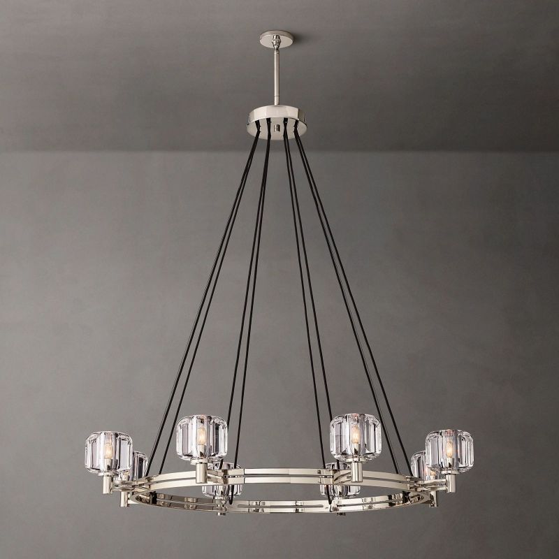 Demaret Round Chandelier 48"-VaseLamps