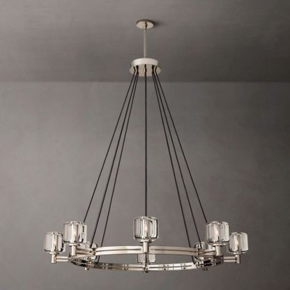 Demaret Round Chandelier 48"-VaseLamps