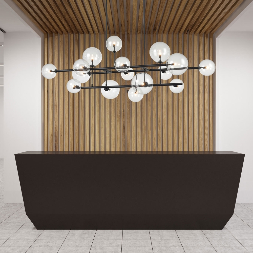 Elegant Linear Chandelier-VaseLamps