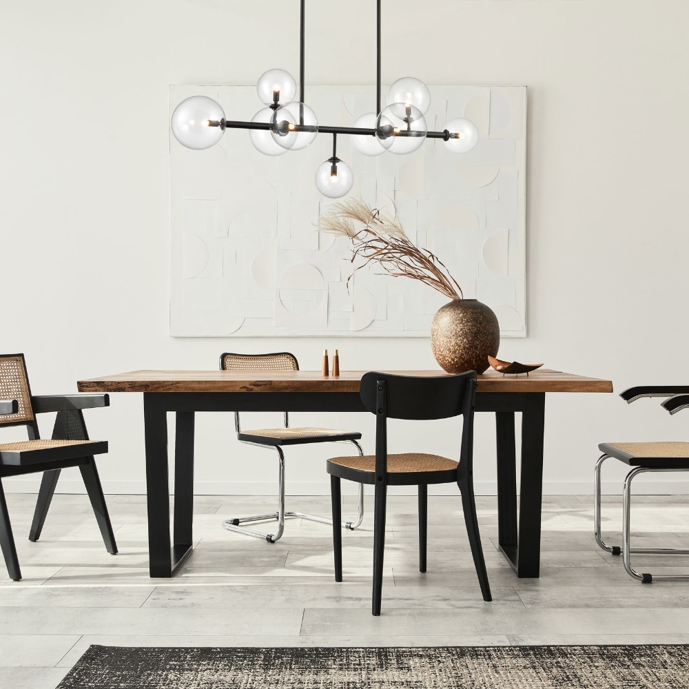 Elegant Linear Chandelier-VaseLamps