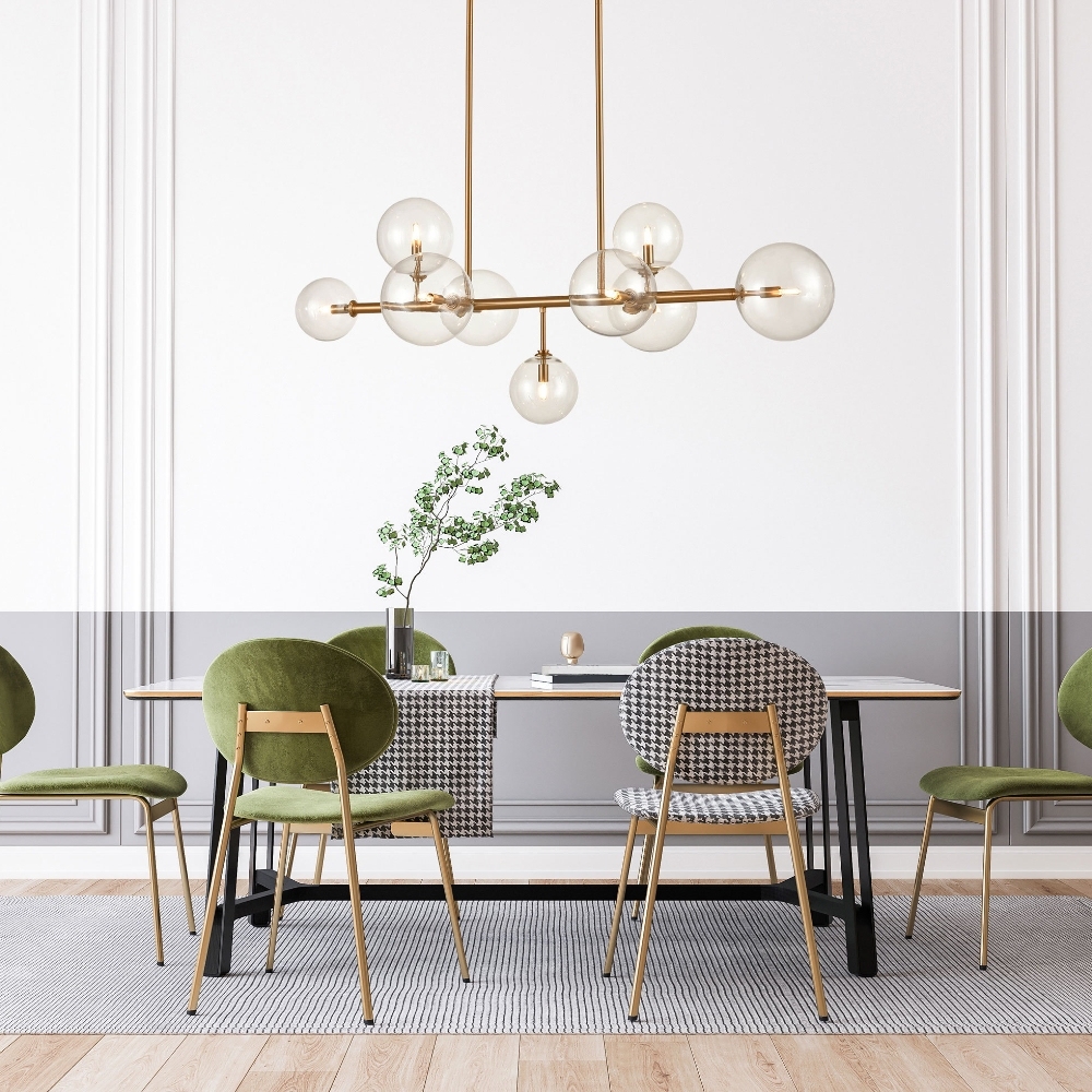 Elegant Linear Chandelier-VaseLamps