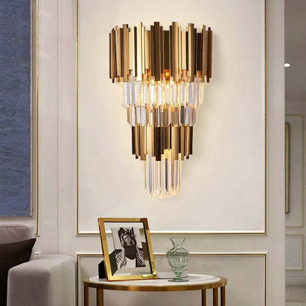 Luxury Crystal Wall Sconce-VaseLamps