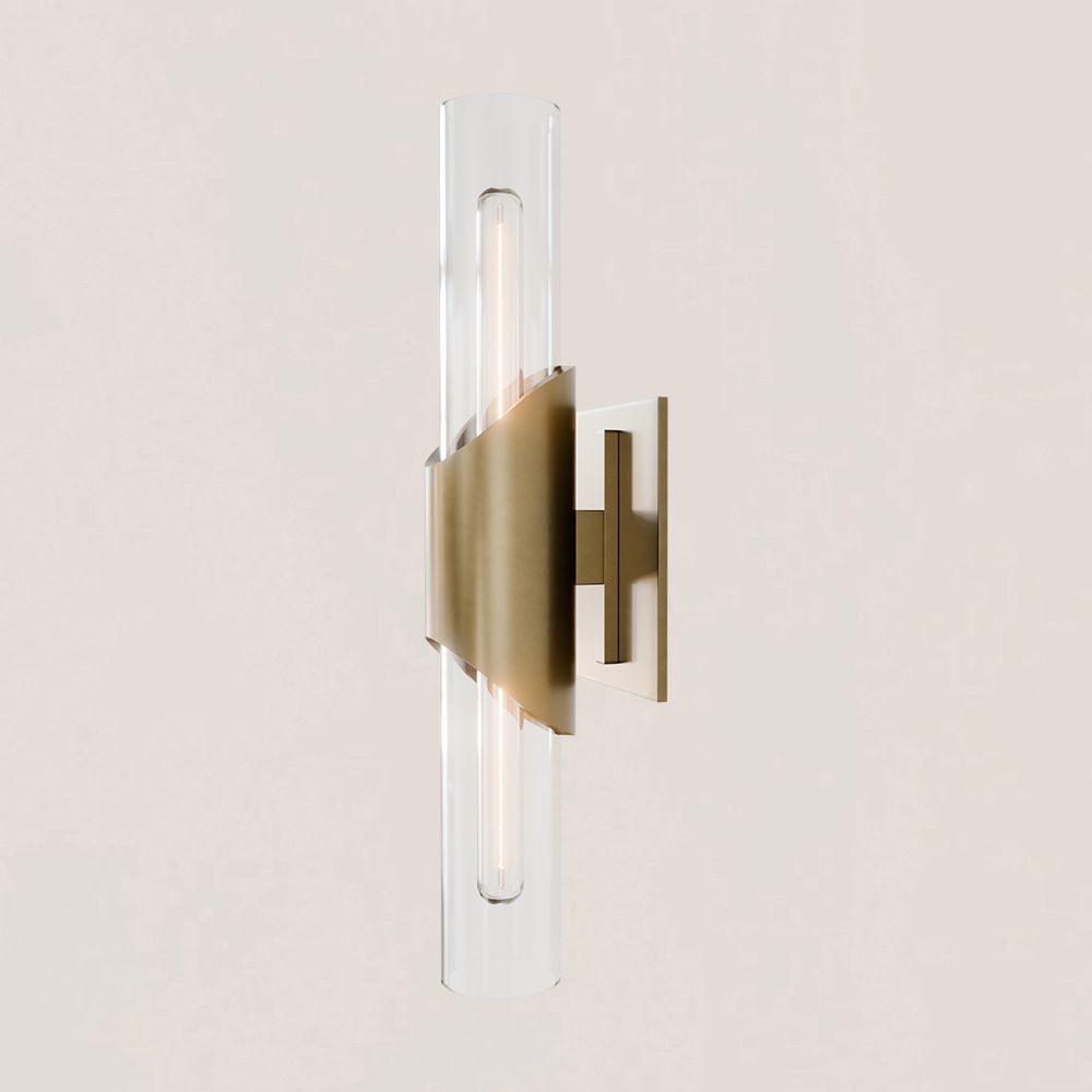 Modern Minimalist Glass Tube Wall Sconce-VaseLamps