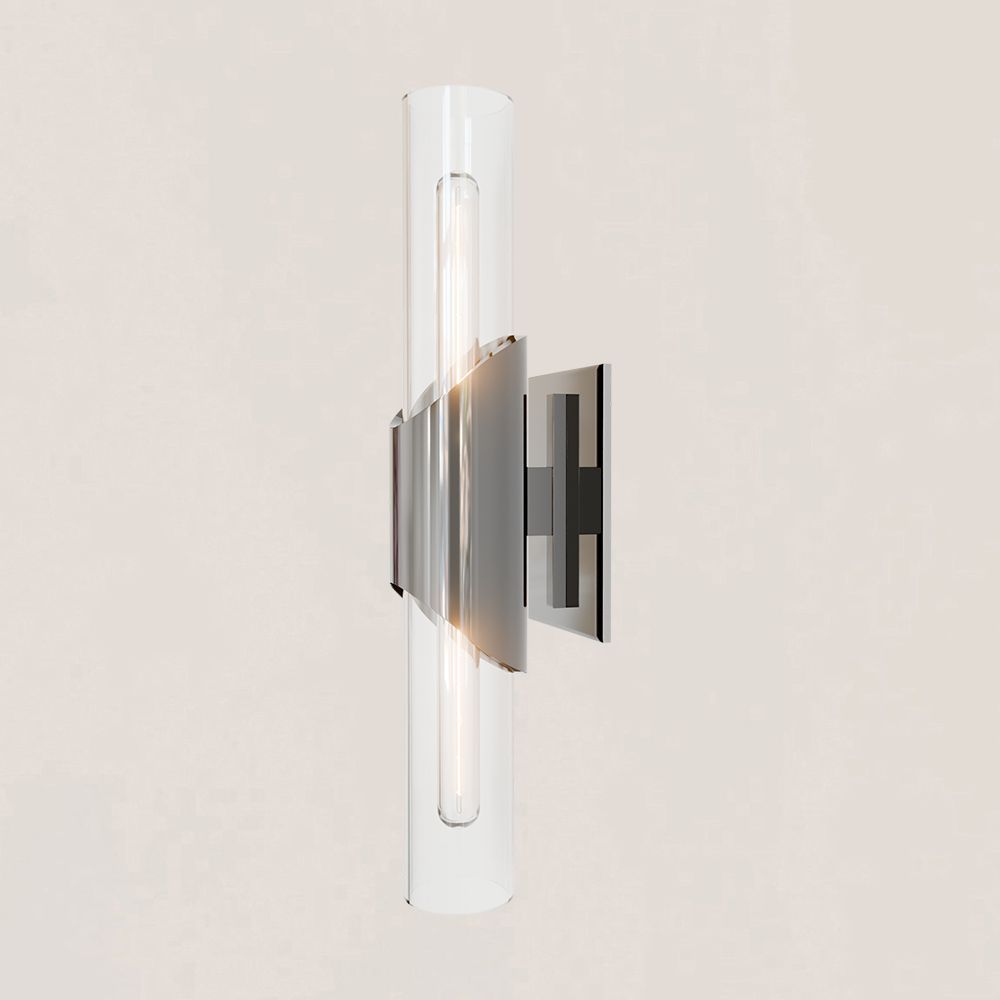 Modern Minimalist Glass Tube Wall Sconce-VaseLamps