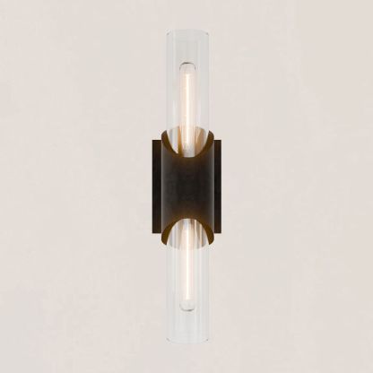 Modern Minimalist Glass Tube Wall Sconce-VaseLamps