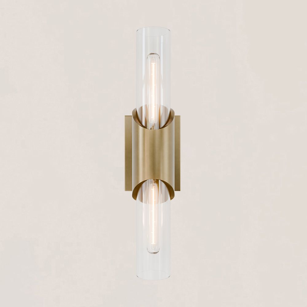 Modern Minimalist Glass Tube Wall Sconce-VaseLamps