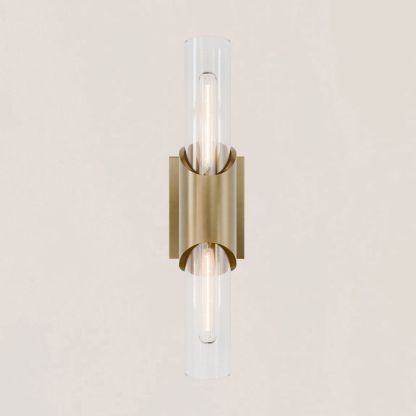 Modern Minimalist Glass Tube Wall Sconce-VaseLamps