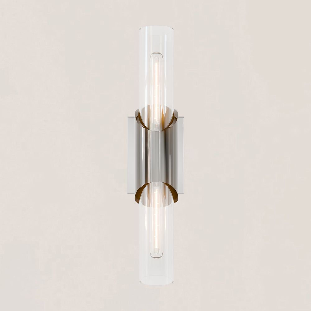 Modern Minimalist Glass Tube Wall Sconce-VaseLamps