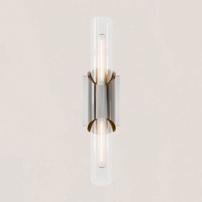 Modern Minimalist Glass Tube Wall Sconce-VaseLamps