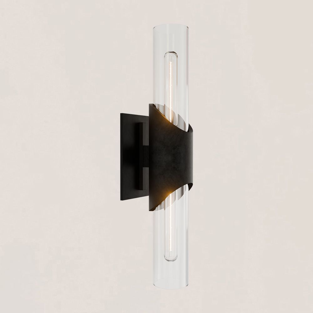 Modern Minimalist Glass Tube Wall Sconce-VaseLamps