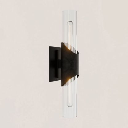 Modern Minimalist Glass Tube Wall Sconce-VaseLamps