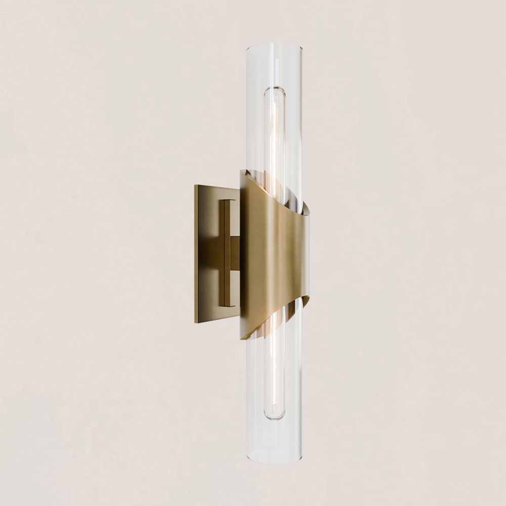 Modern Minimalist Glass Tube Wall Sconce-VaseLamps