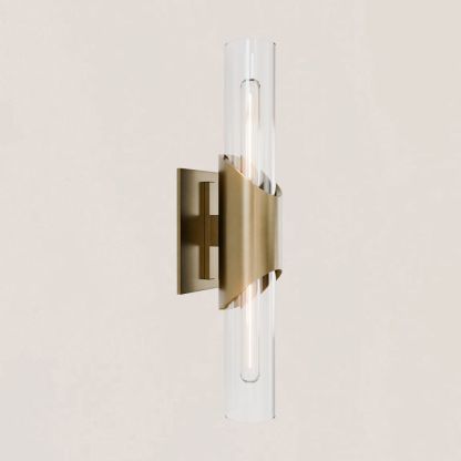 Modern Minimalist Glass Tube Wall Sconce-VaseLamps