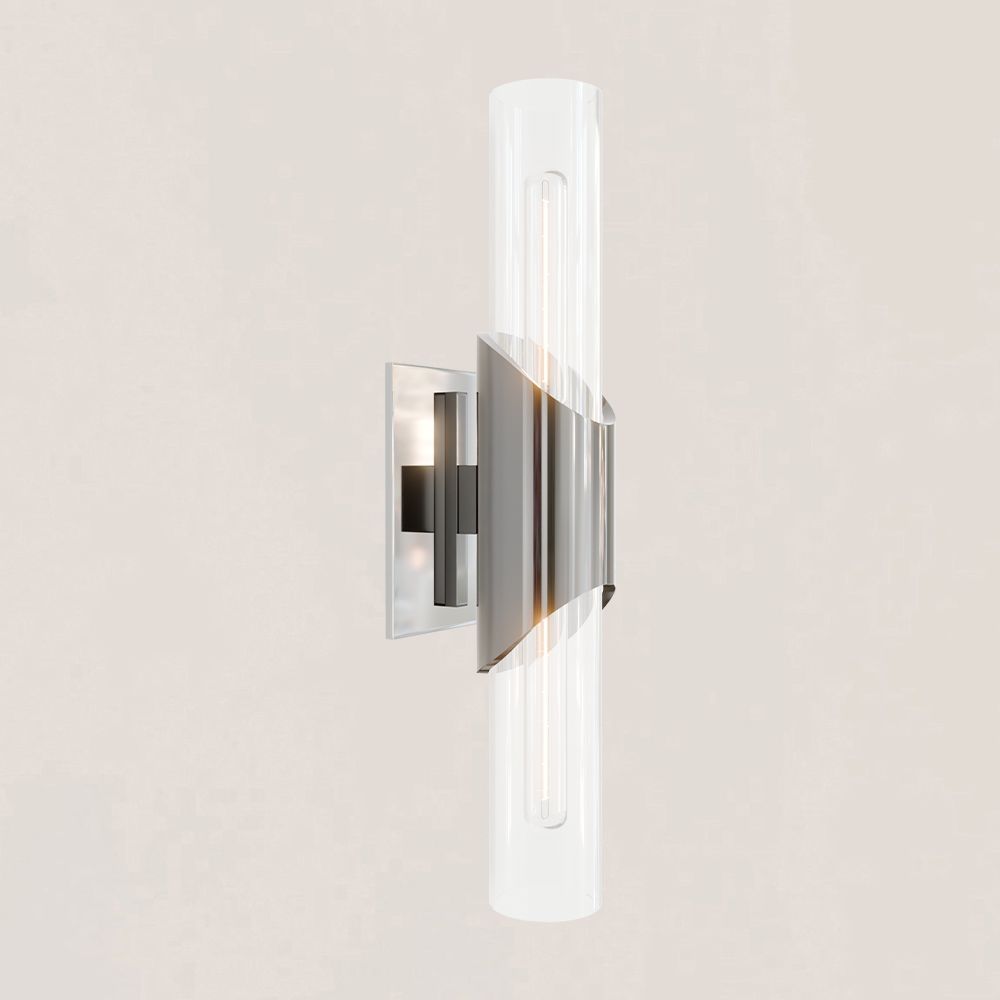 Modern Minimalist Glass Tube Wall Sconce-VaseLamps
