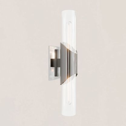 Modern Minimalist Glass Tube Wall Sconce-VaseLamps