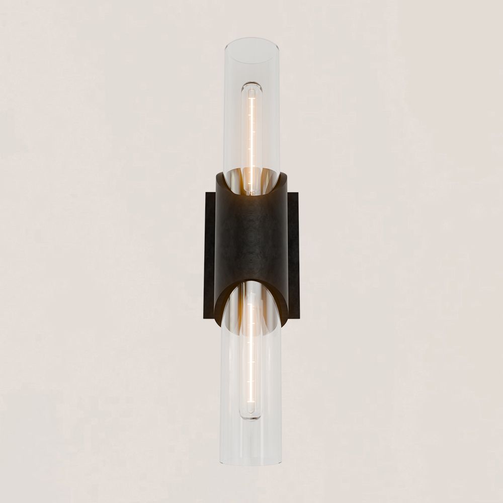 Modern Minimalist Glass Tube Wall Sconce-VaseLamps