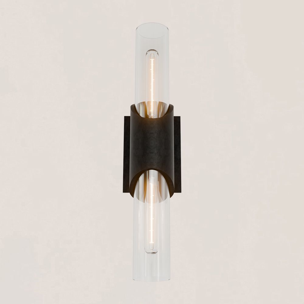 Modern Minimalist Glass Tube Wall Sconce-VaseLamps