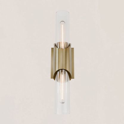 Modern Minimalist Glass Tube Wall Sconce-VaseLamps