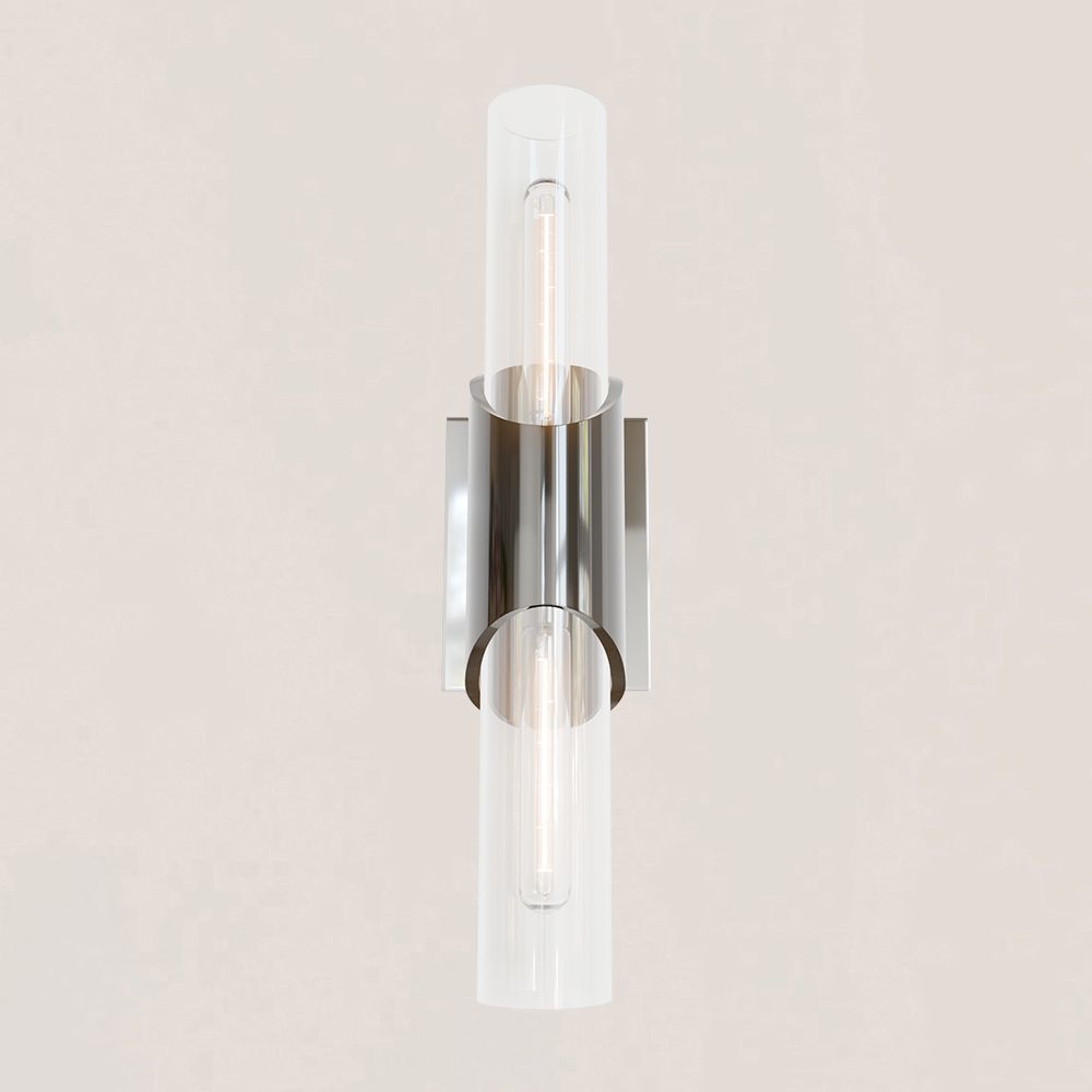Modern Minimalist Glass Tube Wall Sconce-VaseLamps