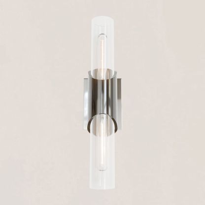 Modern Minimalist Glass Tube Wall Sconce-VaseLamps