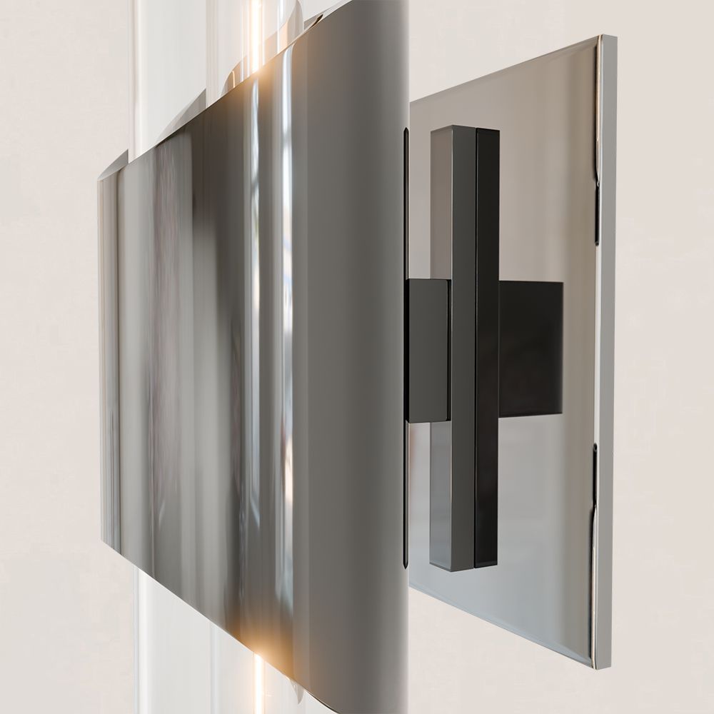 Modern Minimalist Glass Tube Wall Sconce-VaseLamps