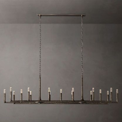 Thaddeus Linear Chandelier 96"-VaseLamps