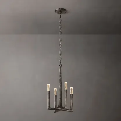 Thaddeus Hammered Texture Brass Pendant Light