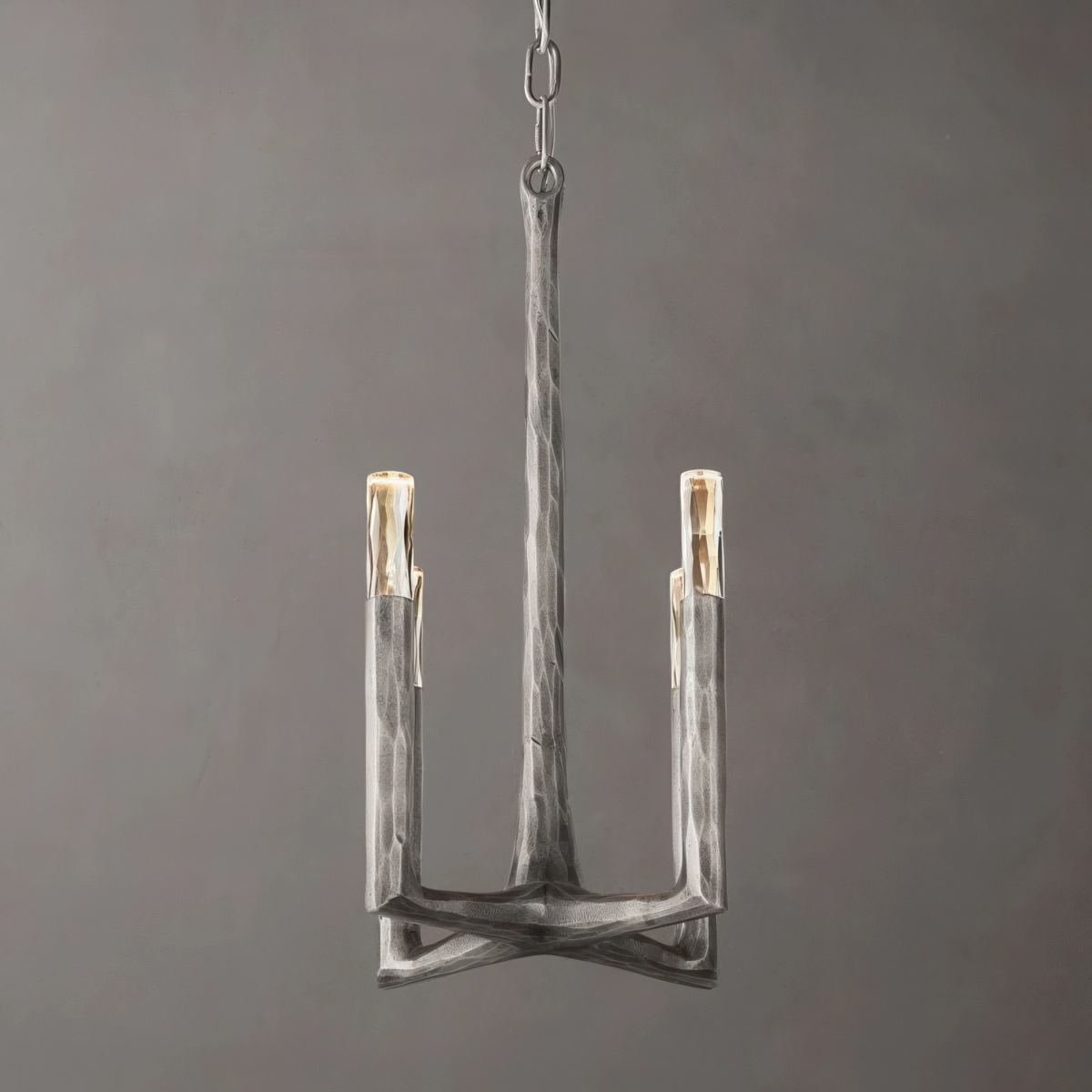 Thaddeus Hammered Texture Brass Pendant Light
