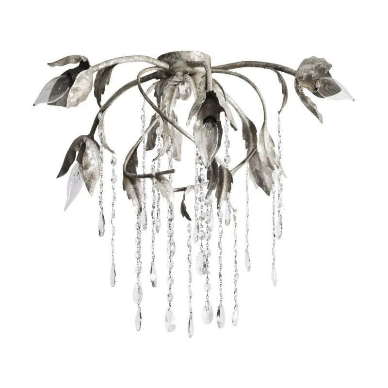 Gothic Viticci Flushmount 23.5" 32"-Silver-VaseLamps