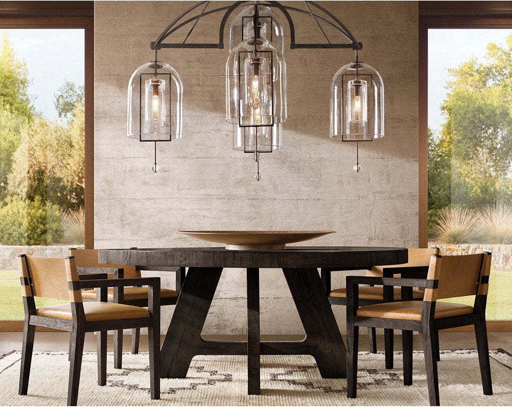 Fulcrum Round Grand Chandelier 73"-VaseLamps
