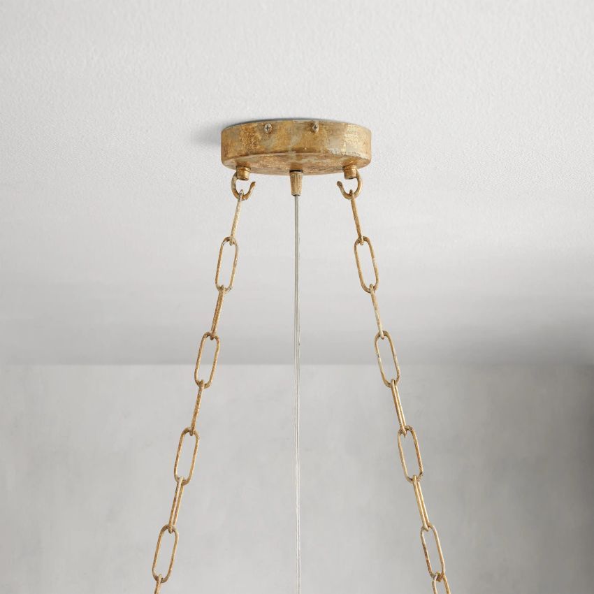 Fiore Linear Chandelier 43“ 68” W-VaseLamps