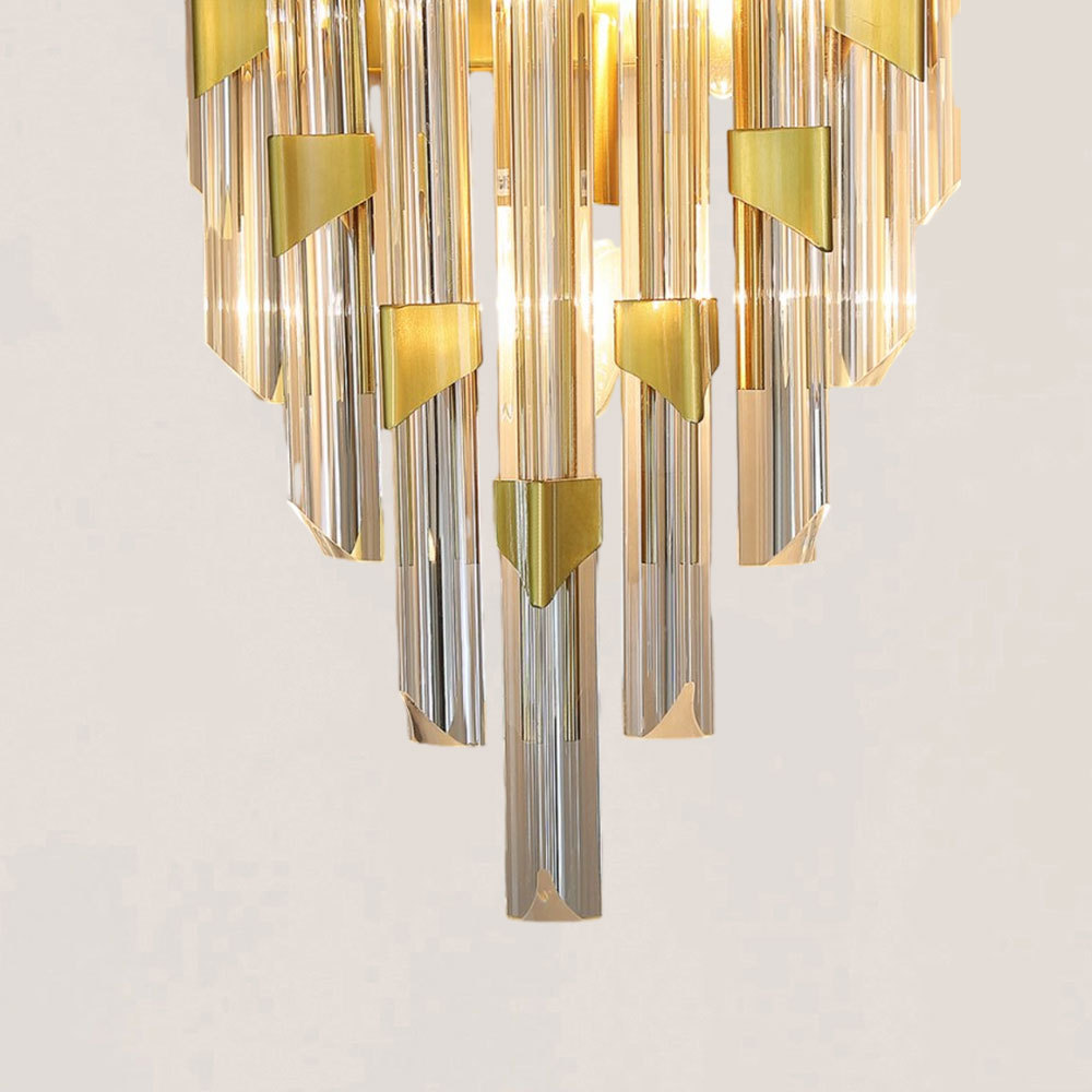 VASELAMPS - Modern Luxury Crystal Rod Wall Sconce-VaseLamps