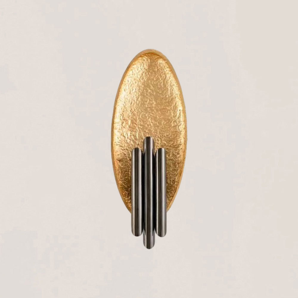 VASELAMPS - Oval Iron Electroplating Wall Light-VaseLamps