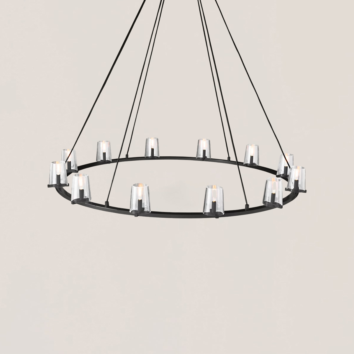 Pauillac Round Chandelier-VaseLamps