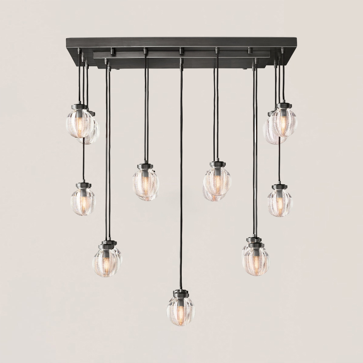 Pearl Rectangular Chandelier-VaseLamps