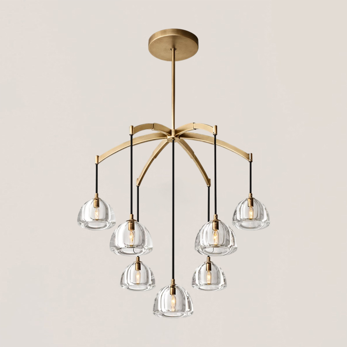 Hemisphere Round Chandelier-VaseLamps
