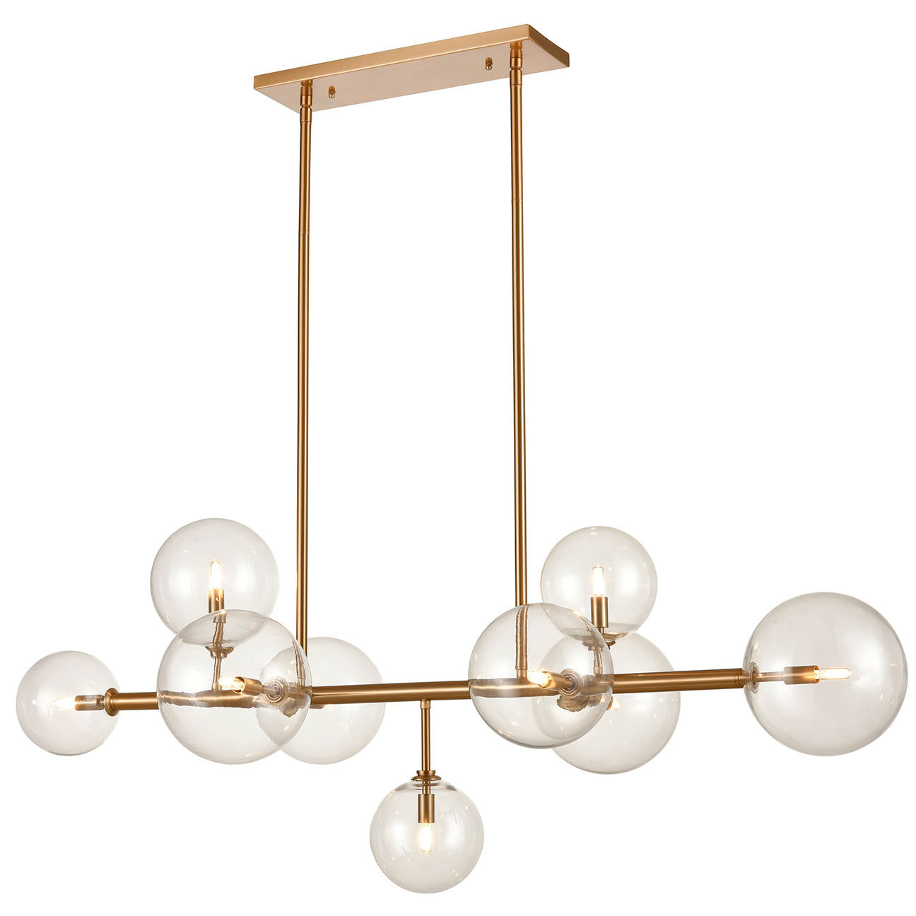 Elegant Linear Chandelier-VaseLamps